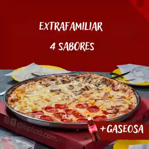 Combo Pizza Extra + Gaseosa 1.5 Lts