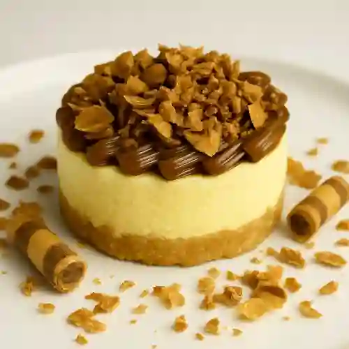 Cheesecake Crema de Avellanas y Barquillo