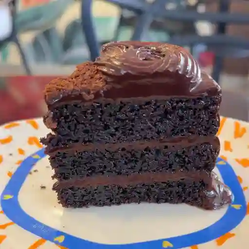 Torta de chocolate porción