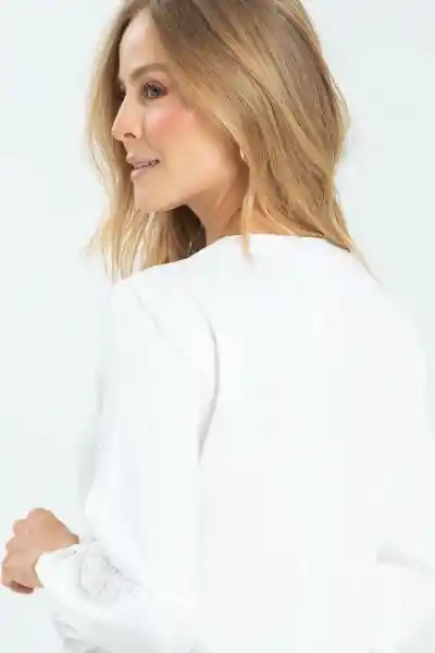 Blusa Jenna Color Blanco Crudo Talla M Ragged