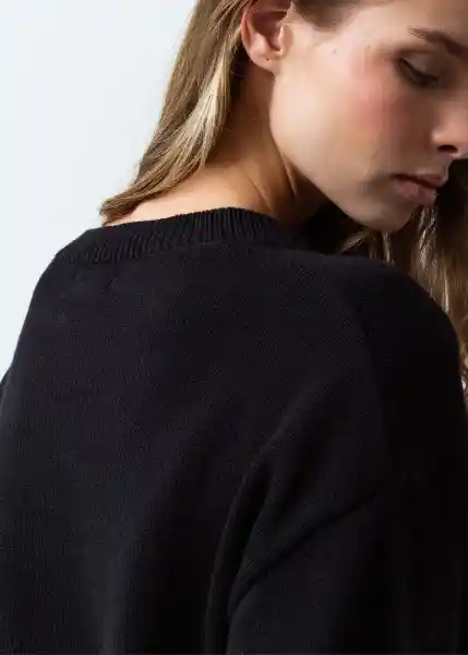 Tejido 481G088 Negro Puro Ultraoscuro Talla S Mujer 481G088 Naf Naf
