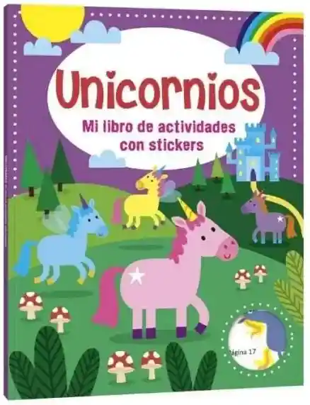 Unicornios mi Libro de Actividades Con Stickers - Lexus