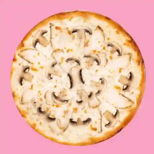 Pizza de Pollo con Champiñones
