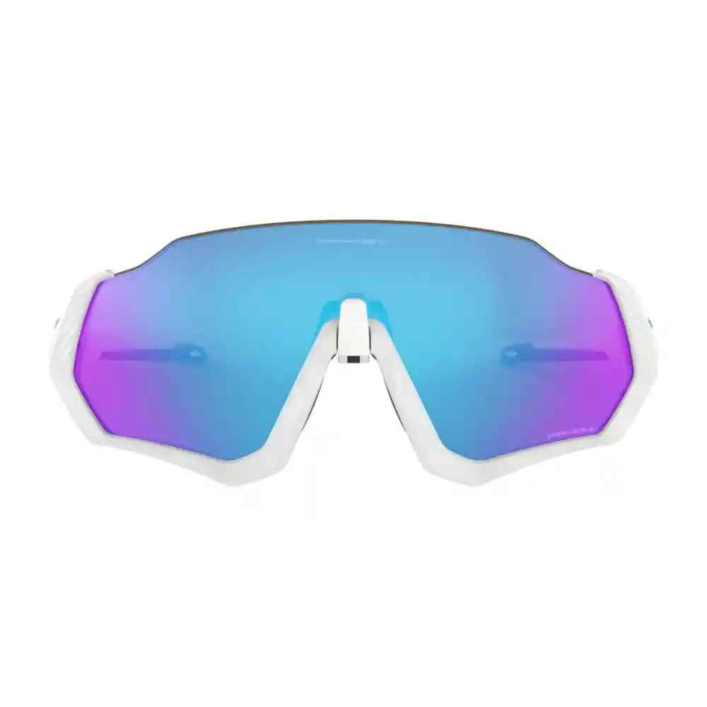 Oakley Gafas Flight Jacket Matte White Prizm Sapphire