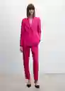 Blazer Americana Tempo Fucsia Talla 18 Mujer Mango