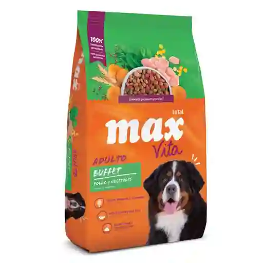 Total Max Alimento para Perro Adulto Buffet Pollo y Vegetales