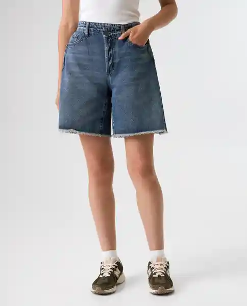 Short Mujer Azul Talla 12 352G002_AZU174021