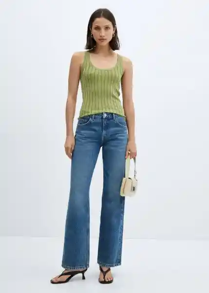 Top Klan Verde Talla S Mujer Mango