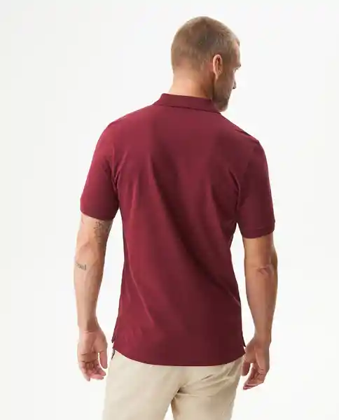 Camiseta Polo Muscle Rojo Zinfandel Oscuro L Chevignon