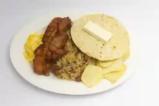 Calentado con Chicharrón