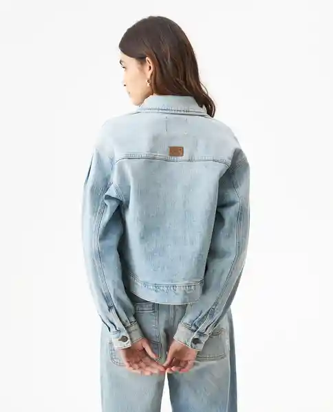 Chaqueta Trucket Heritage Azul Cristalino Claro T M Chevignon