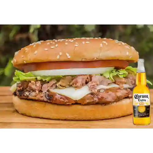 Combo Big Burguer + Corona 710 ml