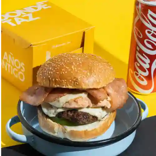 Hamburguesa Mixta + Gaseosa 250 ml