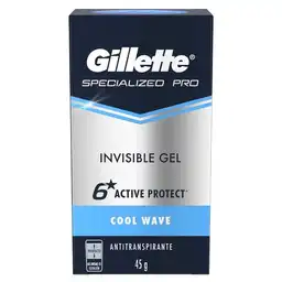 Desodorante Antitranspirante Hombre Gillette Specialized Pro Gel Cool Wave 45 g