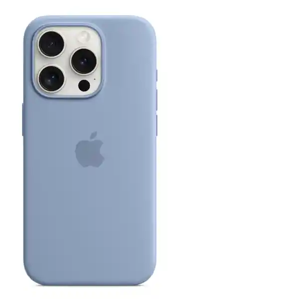 Apple Funda de Silicona Magsafe para iPhone 15 Pro Azul Invierno