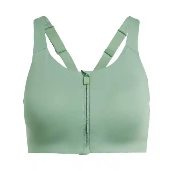 Adidas Top Tlrdim Lux Zip 223 Mujer Verde Talla 32B IT6655