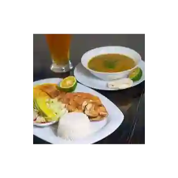 Corriente de Mojarra Roja Frita