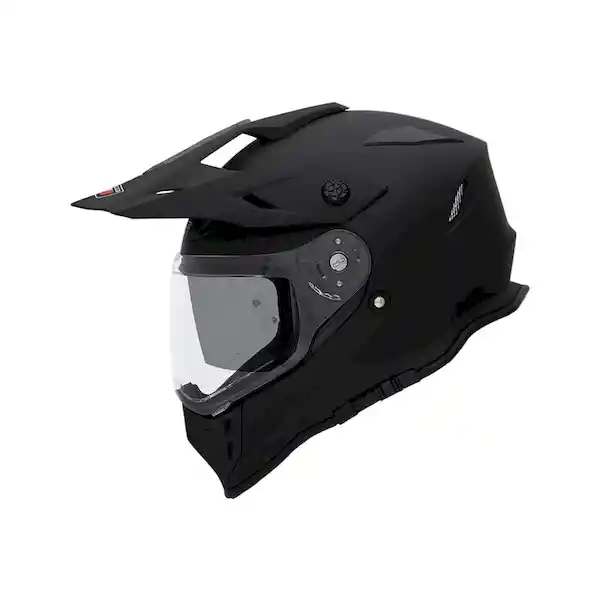 Forzza Casco Doble Propósito Solid Negro Mate ZZ120 Talla XL