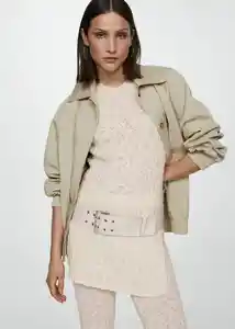 Top Nicole Piedra Talla M Mujer Mango