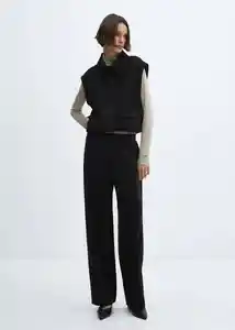 Chaleco Garro Negro Talla S Mujer Mango