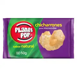 Planet Pop Chicharrón Sabor Natural