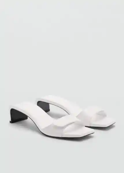 Sandalias Bridge Blanco Talla 38 Mujer Mango