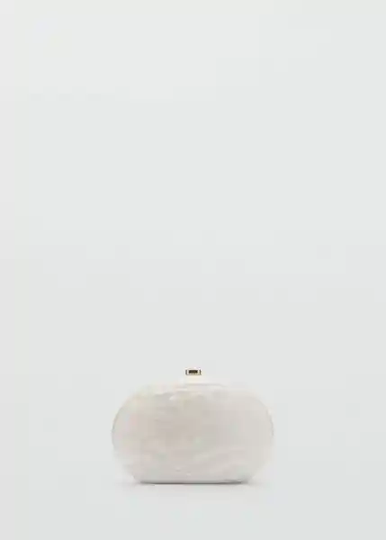 Bolso P Monada Marfil Talla 99 Mujer Mango