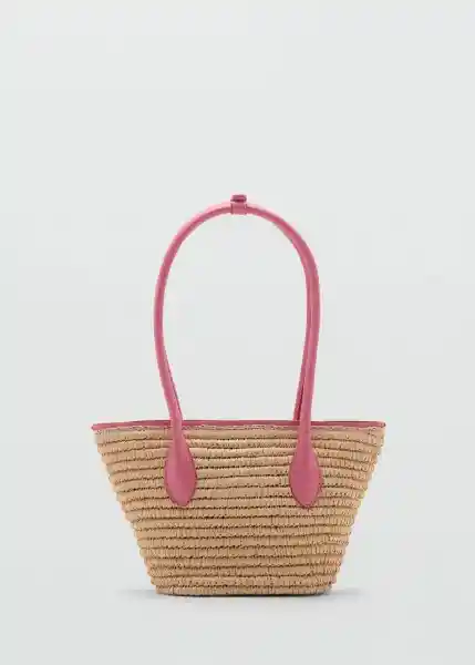 Bolso P Luis Chicle Talla 99 Mujer Mango