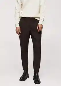 Pantalón Murlo Marrón Talla 46 Hombre Mango