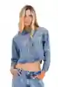 Chaqueta Jean Amy Azul M Mercedes Campuzano
