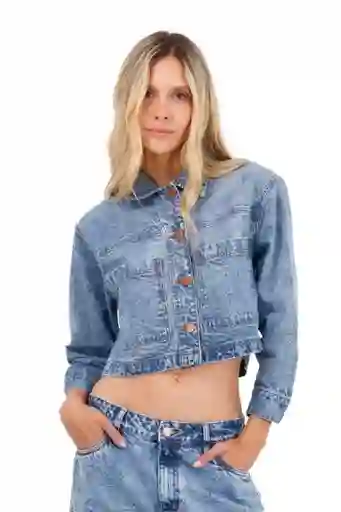 Chaqueta Jean Amy Azul M Mercedes Campuzano