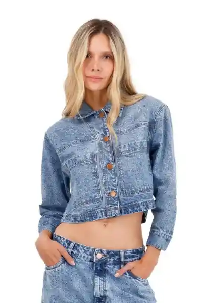 Chaqueta Jean Amy Azul M Mercedes Campuzano
