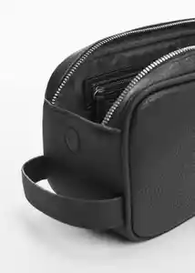 Bolso Toiletxl Negro Talla 99 Hombre Mango
