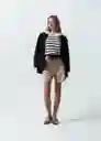 Short Mujer Beige Humus Medio 12 551G372 Naf Naf