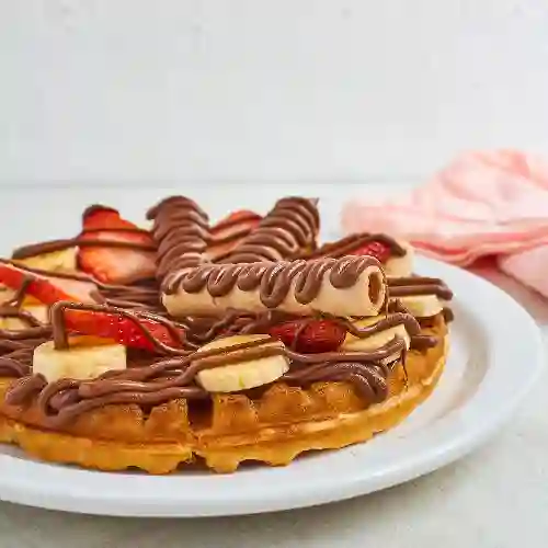 Waffle Clàsico de Nutella