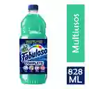 Fabuloso Limpiador Líquido Pino y Eucalipto Botella 828 ml