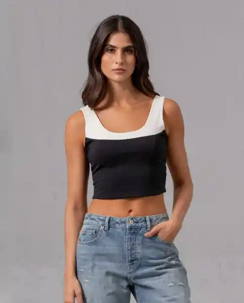 Camiseta Mujer Negro Noche Ultraoscuro Talla XS 35053 Rifle