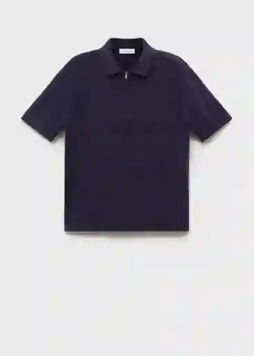 Camiseta Polo Canario Navy Talla XL Hombre Mango
