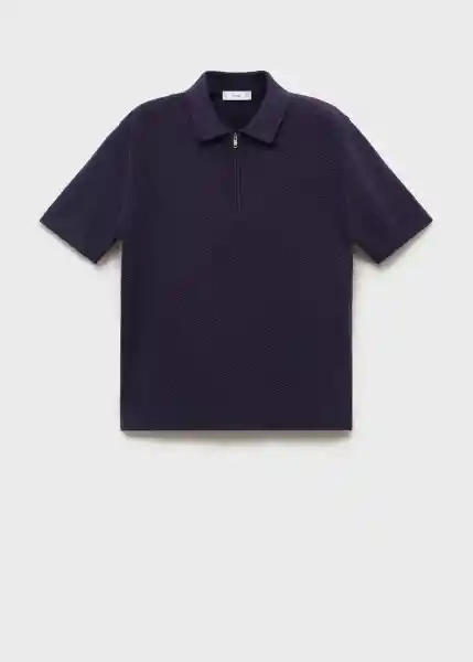 Camiseta Polo Canario Navy Talla XL Hombre Mango
