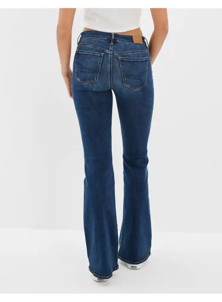 Jean Flare Azul Talla 8 Regular Mujer American Eagle