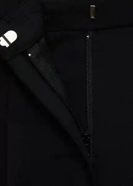 Pantalón Cristi Negro Talla 34 Mujer Mango