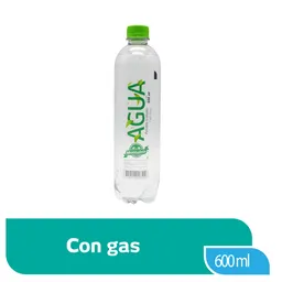 Agua Con Gas Botella X 600 ml