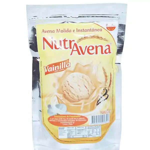 Nutr Avena Molida e Instantánea Sabor Vainilla