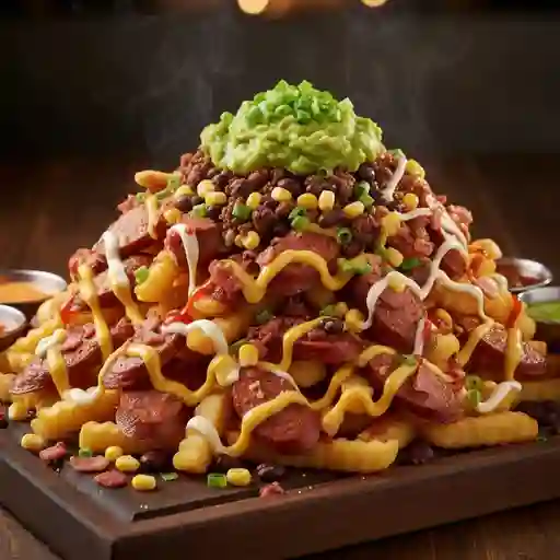 Salchipapa super especial