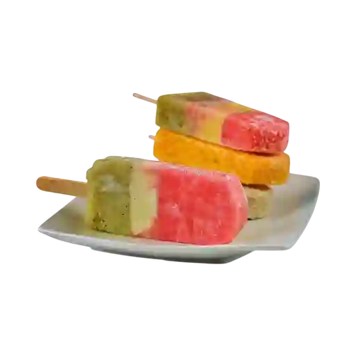 Paleta de Sandía Yogurt y Kiwi