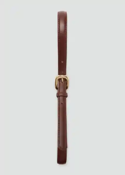 Cinturón Nico Marron Talla S Mujer Mango