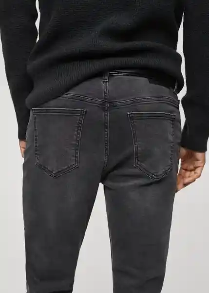 Jean Jude Tejano Gris Oscuro Talla 36 Hombre Mango