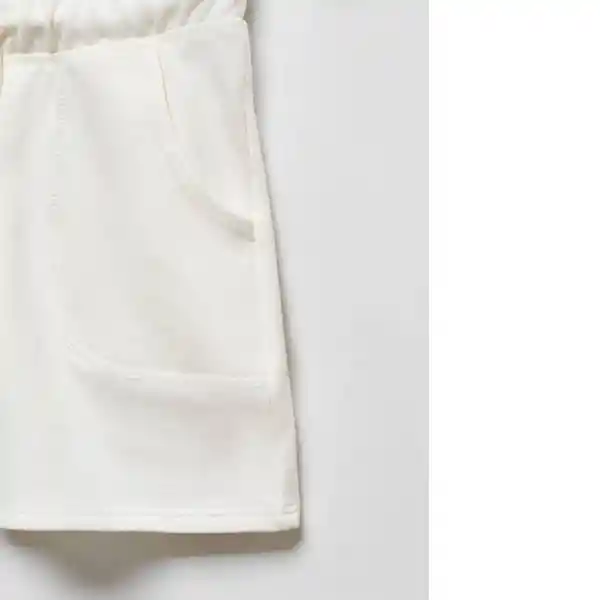 Short Lea Off White Talla 06 Niñas Mango