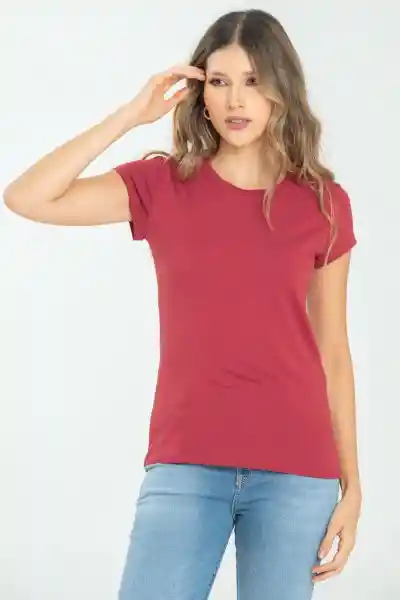 Camiseta Iris Color Rojo Persa Talla S Ragged