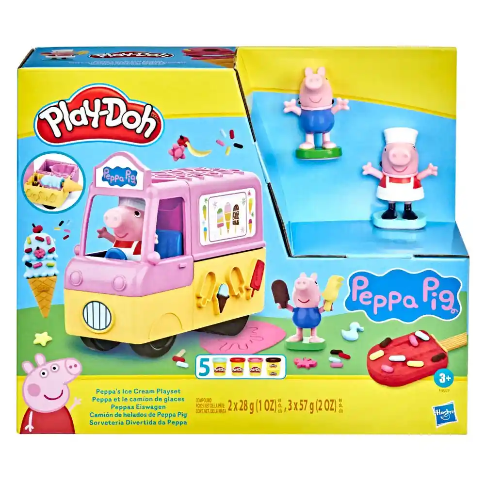 Play Doh Masas y Plastilinas Peppa Pig Helados